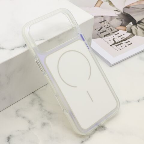 Zastitna futrola AMBER RING MagSafe - iPhone 17 Pro Max (6.9) bela (MS).