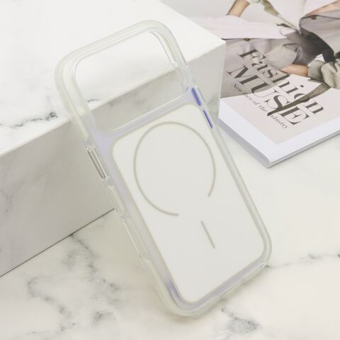 Zastitna futrola AMBER RING MagSafe - iPhone 17 Pro bela (MS).