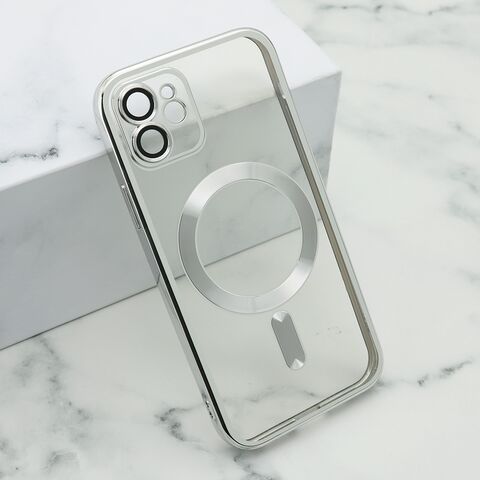 Zastitna futrola CAMERA PROTECT MagSafe - iPhone 12 srebrna (MS).