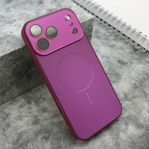 Zastitna futrola COLOR METAL MagSafe II - iPhone 17 Pro Max (6.9) roze (MS).