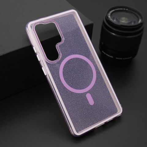 Zastitna futrola CRYSTAL MagSafe - Samsung S938 Galaxy S25 Ultra 5G ljubicasta (MS).