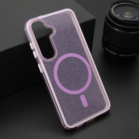 Zastitna futrola CRYSTAL MagSafe - Samsung S921 Galaxy S24 5G ljubicasta (MS).