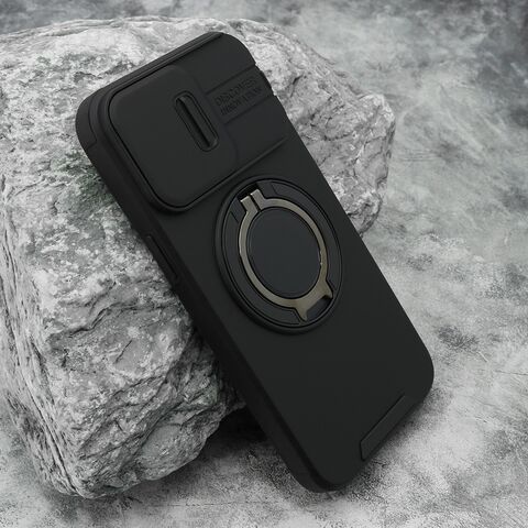 Zastitna futrola DEFENDER CAMSHIELD - iPhone 15 Pro Max (6.7) crna (MS).