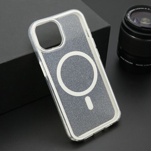 Zastitna futrola CRYSTAL MagSafe - iPhone 13 (6.1) bela (MS).