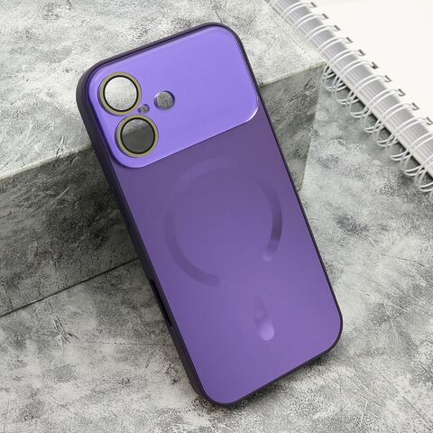 Zastitna futrola COLOR METAL Magsafe - iPhone 17 ljubicasta (MS).