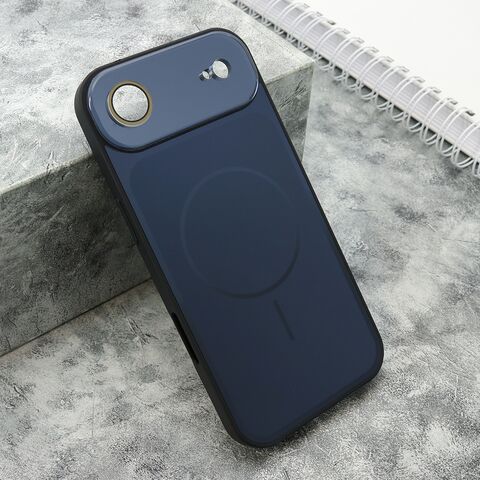 Zastitna futrola COLOR METAL MagSafe II - iPhone 17 Air tamno plava (MS).