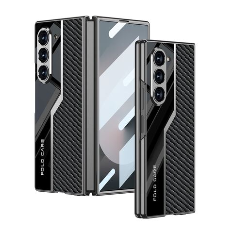 Zastitna futrola LEATHER STYLE - Samsung Galaxy Z Fold 6 5G karbon crna (GKK case) (MS).