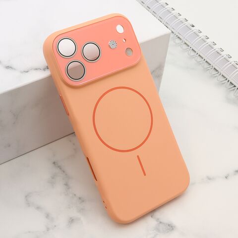 Zastitna futrola PASTEL DREAMS MagSafe - iPhone 17 Pro Max (6.9) narandzasta (MS).