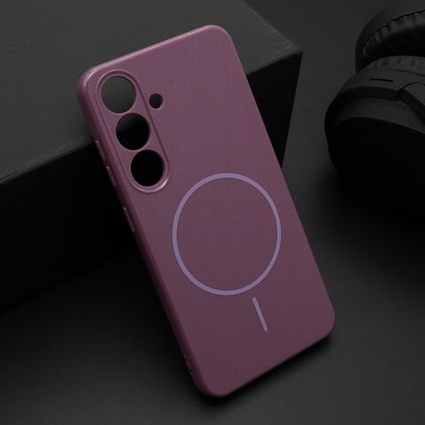 Zastitna futrola JELLY MagSafe - Samsung S921 Galaxy S24 5G ljubicasta (MS).