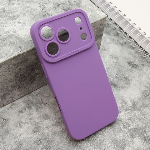 Zastitna silikonska futrola Pro Camera - iPhone 17 Pro ljubicasta (MS).