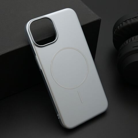 Zastitna futrola PURE mat MagSafe - iPhone 13 (6.1) srebrna (MS).