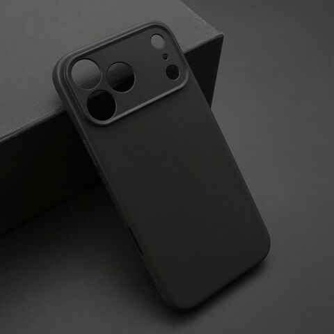 KOLOR silikonska futrola skin (ultra tanka) - iPhone 17 Pro Max (6.9) crna (MS).