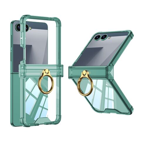 Zastitna futrola RING LINES II - Samsung F751B Galaxy Z Flip 7 5G zelena (GKK case) (MS).