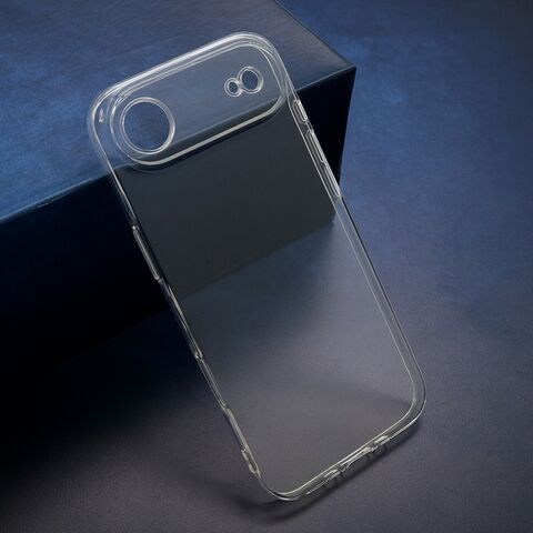 Zastitna silikonska futrola CLEAR STRONG - iPhone 17 Air providna (MS).
