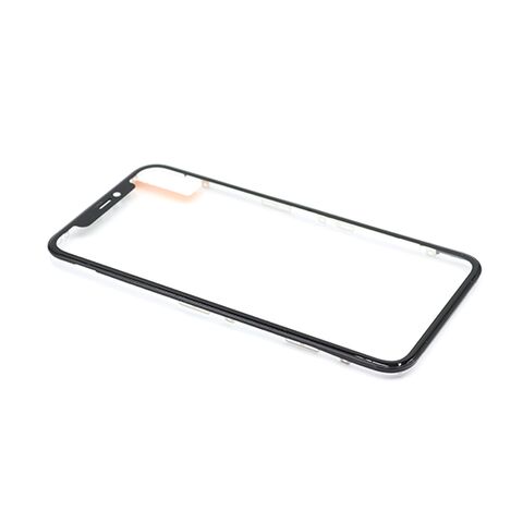 Staklo touchscreen-a - iPhone 11 + okvir crni (MS).