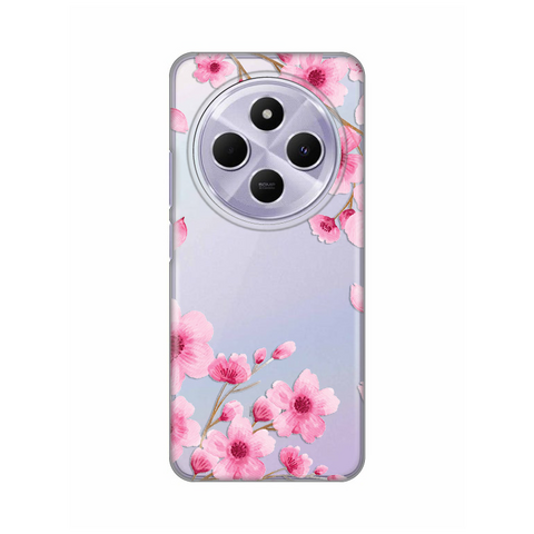 PRINT silikonska futrola skin (ultra tanka) - Xiaomi Redmi 14C/Redmi A4 Rose Flowers.