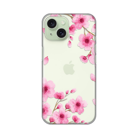 PRINT silikonska futrola skin (ultra tanka) - iPhone 15 Rose flowers.