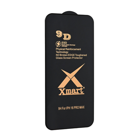 Tempered glass (zastitno staklo za ekran) X mart 9D - iPhone 16 Pro Max 6.9.