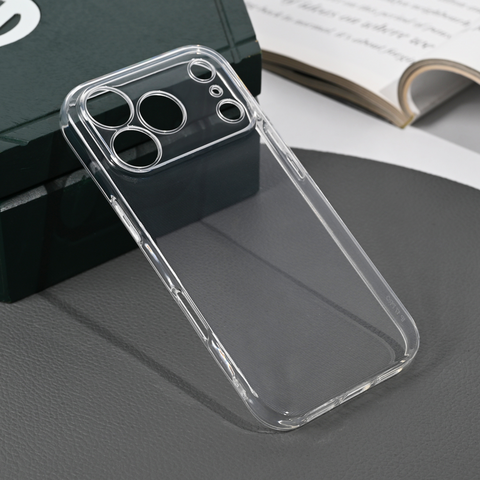 Zastitna silikonska futrola Skin - iPhone 17 Pro Transparent.