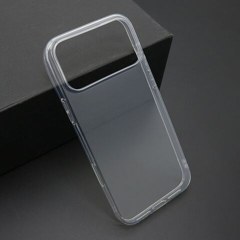 PROTECT silikonska futrola skin (ultra tanka) - iPhone 17 Pro Max (6.9) providna (bela) (MS).