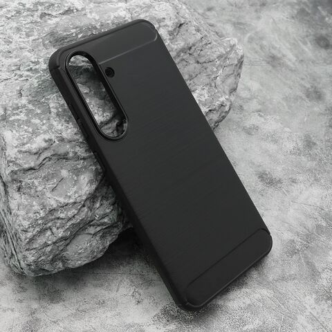 Zastitna silikonska futrola BRUSHED - Samsung S731B Galaxy S25 FE crna (MS).