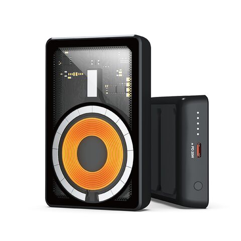 Back Up baterija (univerzalna) MagSafe Moxom LX-PB804 LED SCP22.5+ PD20W 5000mAh crni (MS).