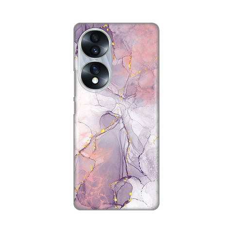 PRINT silikonska futrola - Huawei Honor 70 Pink Marble.