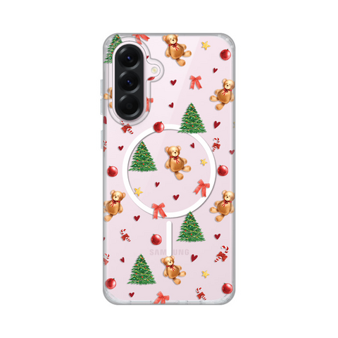 Zastitna futrola print Magsafe - Samsung A566 Galaxy A56 Merry Bear.