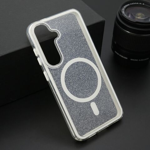 Zastitna futrola CRYSTAL MagSafe - Samsung S921 Galaxy S24 5G bela (MS).