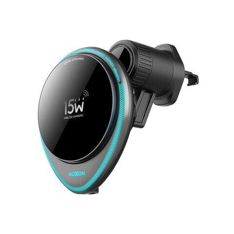 Drzac - mobilni telefon Moxom LX-VS801 sa bezicnim punjenjem 15W crni (MS).