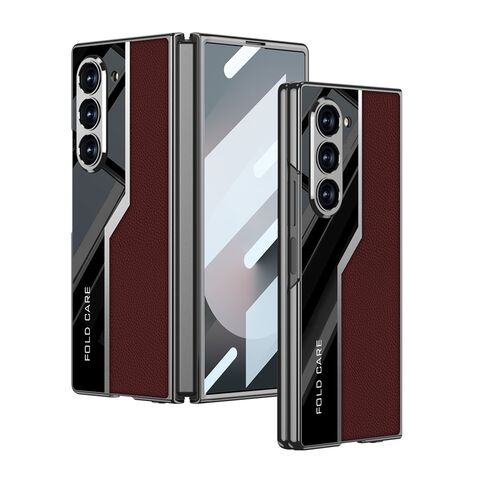 Zastitna futrola LEATHER STYLE - Samsung Galaxy Z Fold 6 5G crvena (GKK case) (MS).