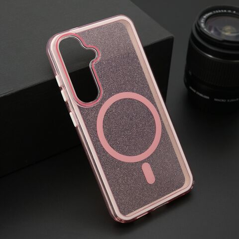 Zastitna futrola CRYSTAL MagSafe - Samsung S931 Galaxy S25 5G roze (MS).