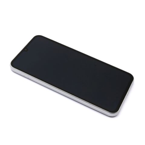 LCD ekran (displej) - Samsung Galaxy A34 5G 5G + Touch screen + okvir silver Full ORG (GH82-31200B/31201B) (MS).