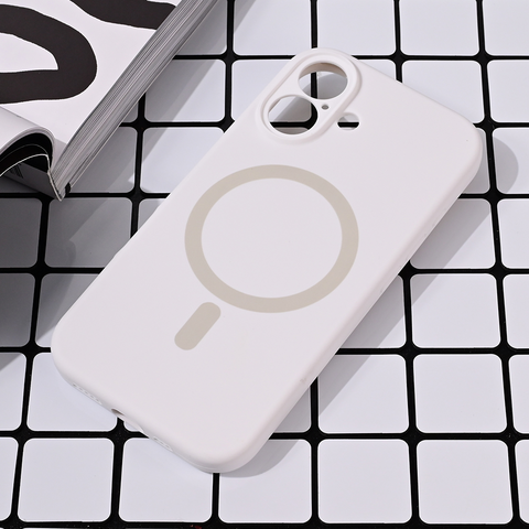 Zastitna futrola Magsafe Pure color - iPhone 16 6.1 bela.