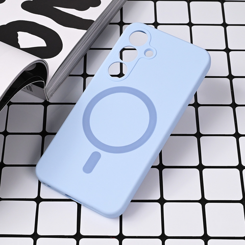 Zastitna futrola Magsafe Pure color - Samsung S931 Galaxy S25 svetlo plava.