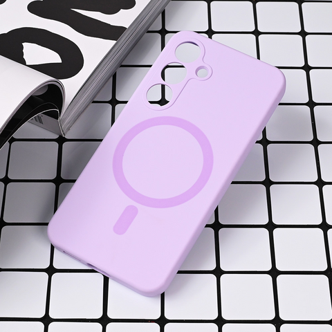 Zastitna futrola Magsafe Pure color - Samsung S931 Galaxy S25 lila.