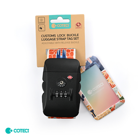 Sigurnosna traka - kofer sa sifrom Coteci World Landmarks.