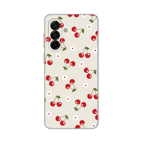 PRINT silikonska futrola - Samsung A175 Galaxy A17 Cherry and Flowers.