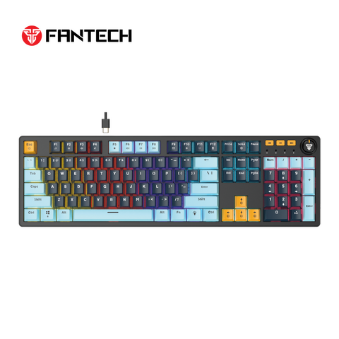 Tastatura Mehanicka Gaming Fantech MK893S RGB Atom 107S MIZU Navy (Red switch).