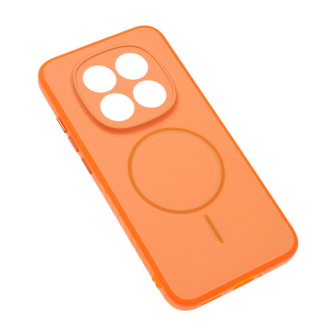 Zastitna futrola Magsafe mat Line - Xiaomi Redmi Note 15 Pro 5G narandzasta.