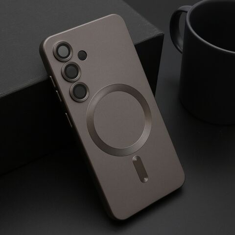 Zastitna futrola ELEGANT MAGSAFE - Samsung S931 Galaxy S25 5G siva (MS).