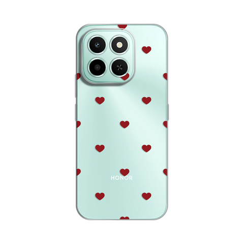 PRINT silikonska futrola - Huawei Honor X6c Red Hearts.
