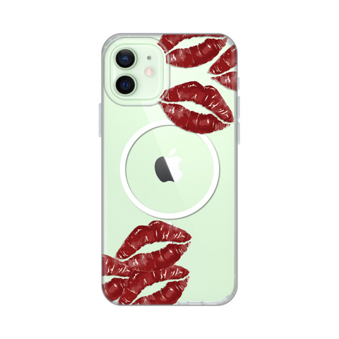 Zastitna futrola print Magsafe - iPhone 12/12 Pro 6.1 Kisses.