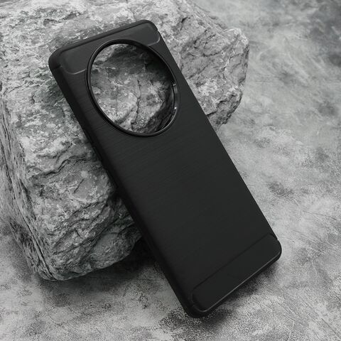 Zastitna silikonska futrola BRUSHED - Huawei Honor X9C/Magic 7 lite crna (MS).