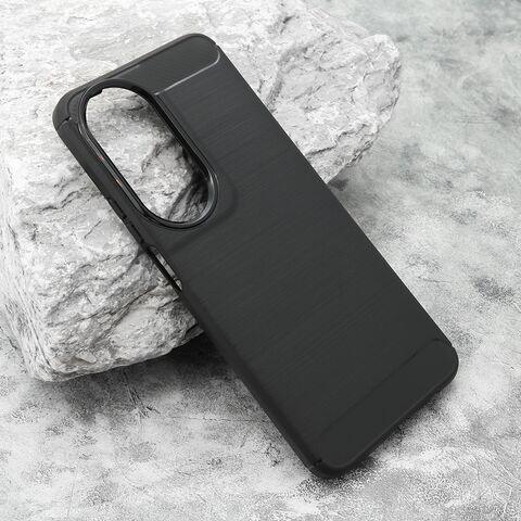 Zastitna silikonska futrola BRUSHED - Huawei Honor X7b crna (MS).