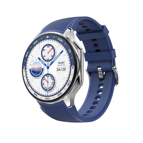 Smart watch DT Watch X plavi (plava silikonska i crna kozna narukvica) (MS).