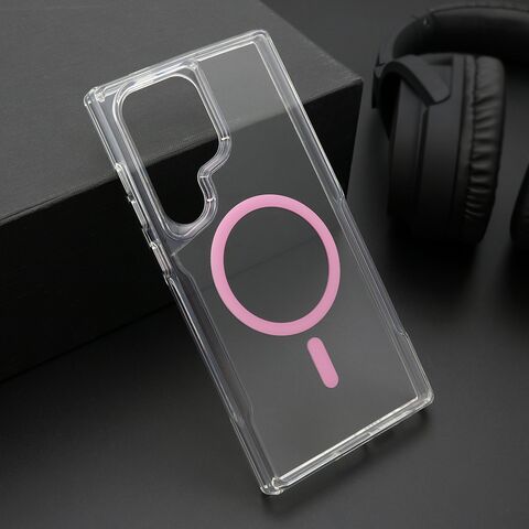 Zastitna futrola AURA MagSafe - Samsung S928 Galaxy S24 Ultra 5G roze (MS).