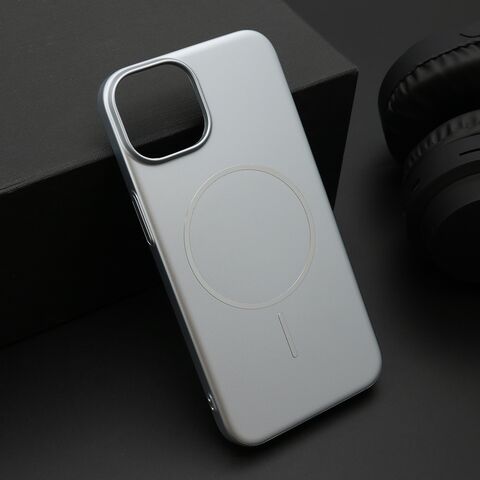 Zastitna futrola PURE mat MagSafe - iPhone 14 (6.1) srebrna (MS).