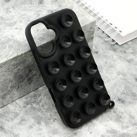 Zastitna futrola OCTOBUDDY - iPhone 16 (6.1) crna (MS).