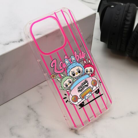 Zastitna futrola print PARTY - iPhone 15 Pro (6.1) pink LBB004 (MS).